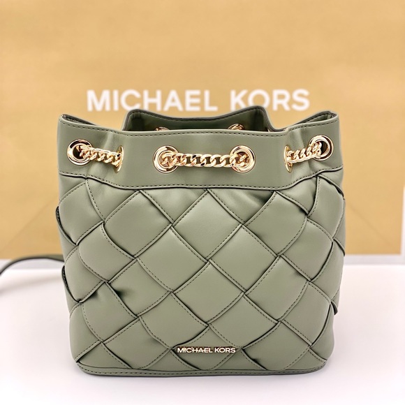 Michael Kors Handbags - Michael Kors Regina Small Backpack Army Green